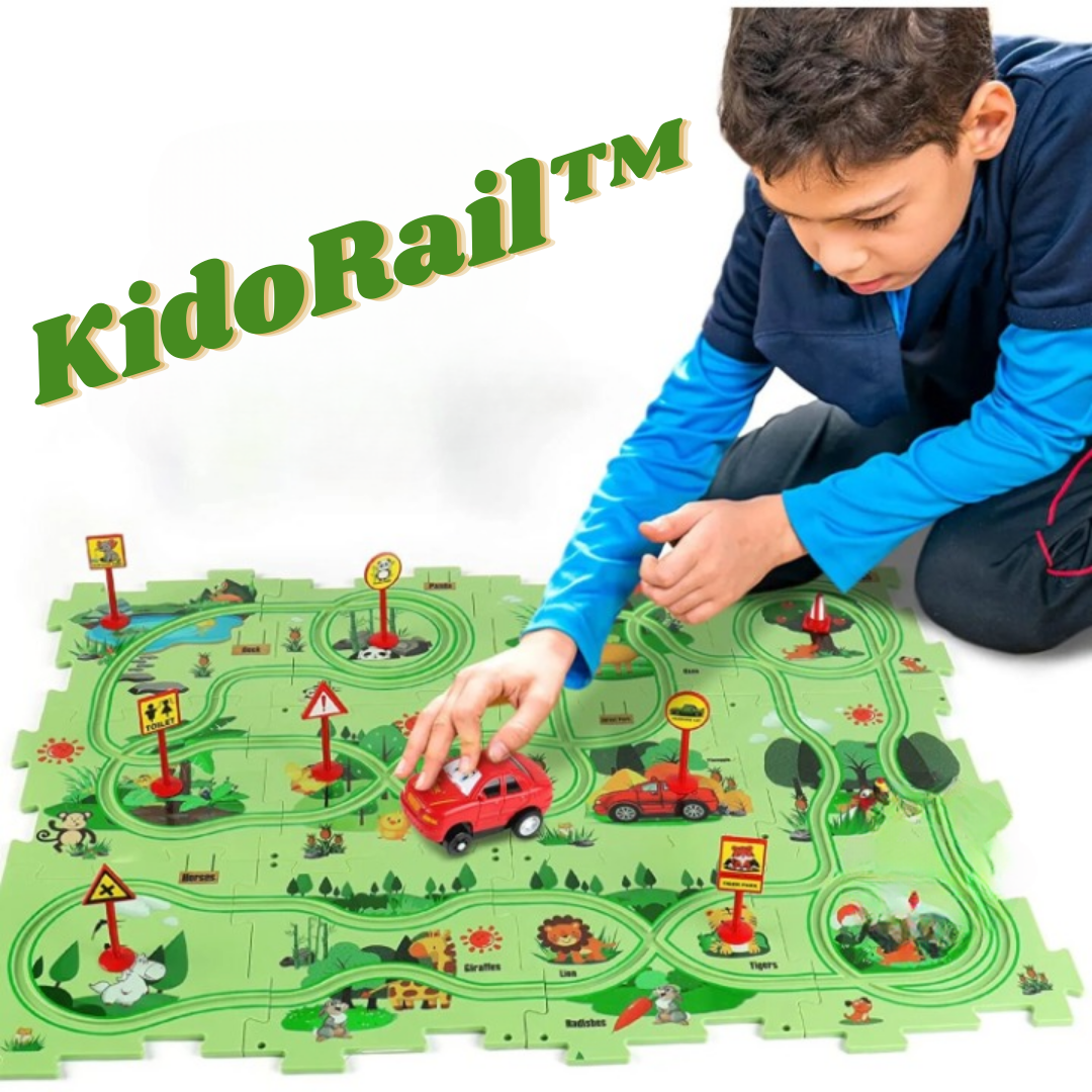 KidoRail™ Pro - Elektrisches Schienenfahrzeug Puzzle-Spielzeug