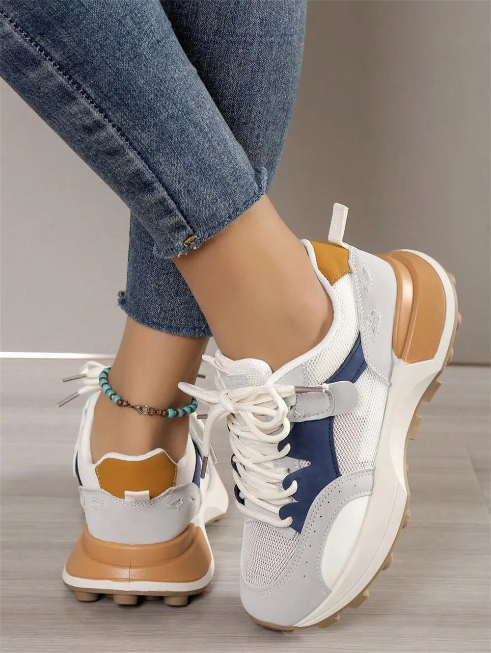 Xenia™ - Stilvolle Colour-Block-Sneaker