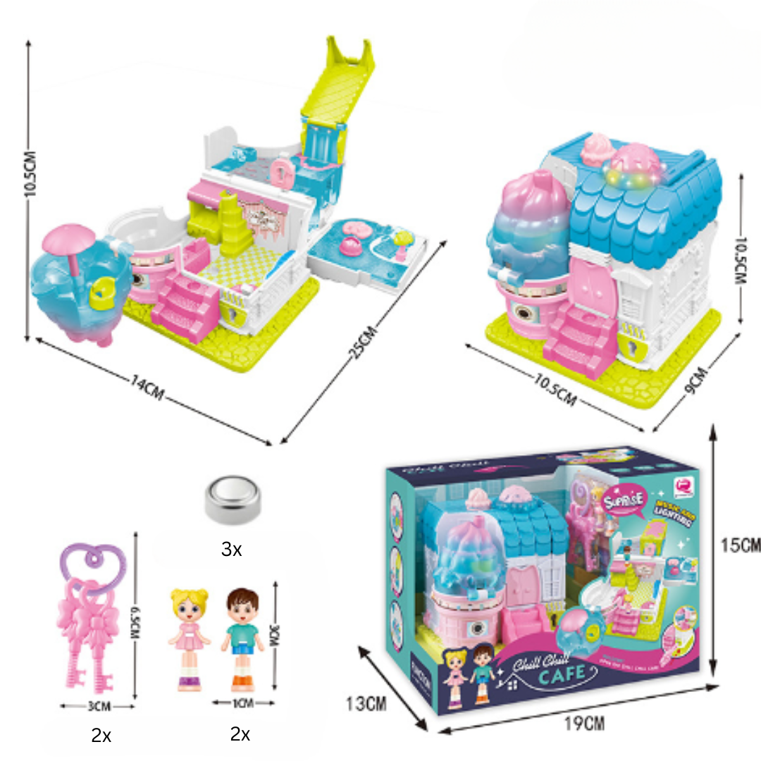 DollDen™ - Mini-Puppenhaus für Kinder