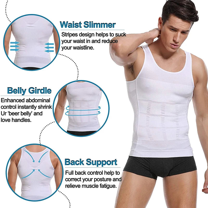 SlimFlex™ - Herren figurformendes Unterhemd (1+1 GRATIS)
