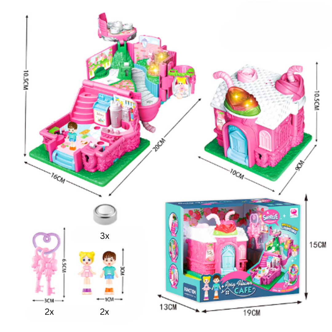 DollDen™ - Mini-Puppenhaus für Kinder