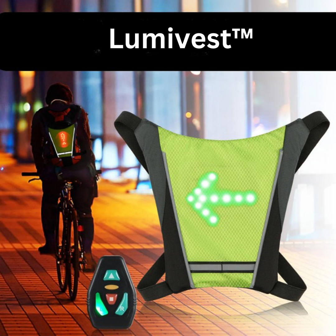 Lumivest™ - Reflektierende Warnweste für Fahrräder