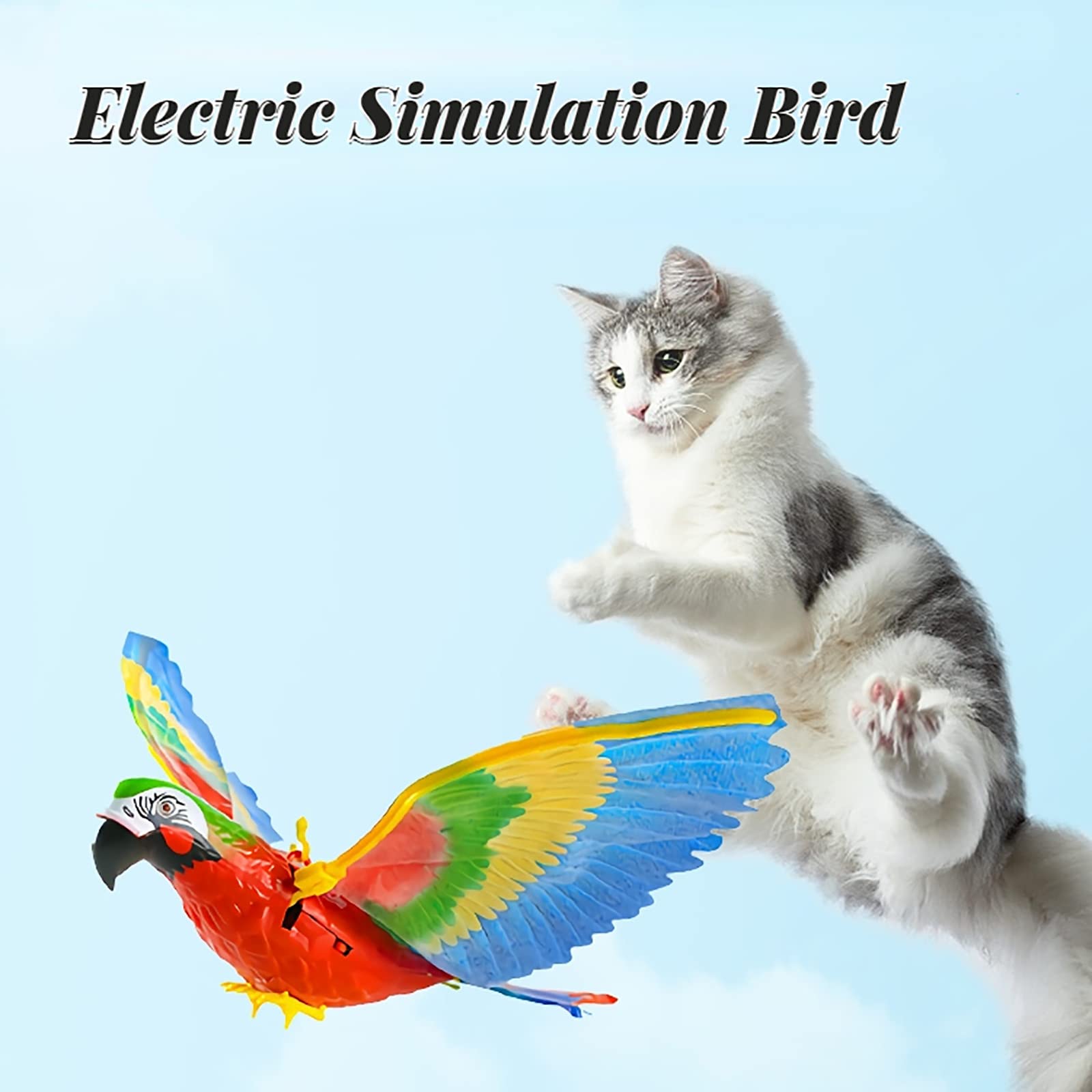 KittyFrenzy™ - Automatisch bewegter Simulationsvogel Interaktives Katzenspielzeug (1+1 GRATIS)