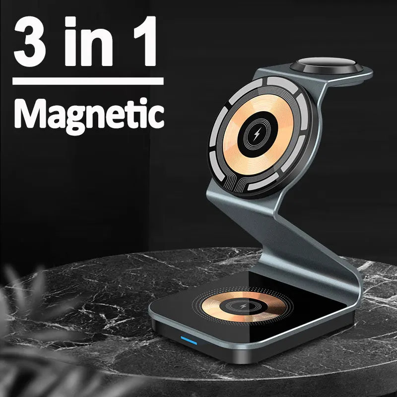 SnapCharge™ - 3-in-1 Magnetisches kabelloses Ladegerät