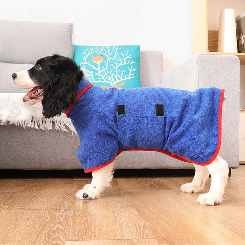 Woffyrobe™ - Super saugfähiger Hundebademantel
