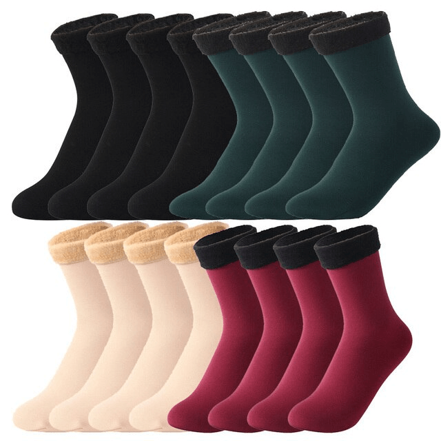 CozyFeet Socks™ - Winter-Samt-Socken (4+4 gratis)