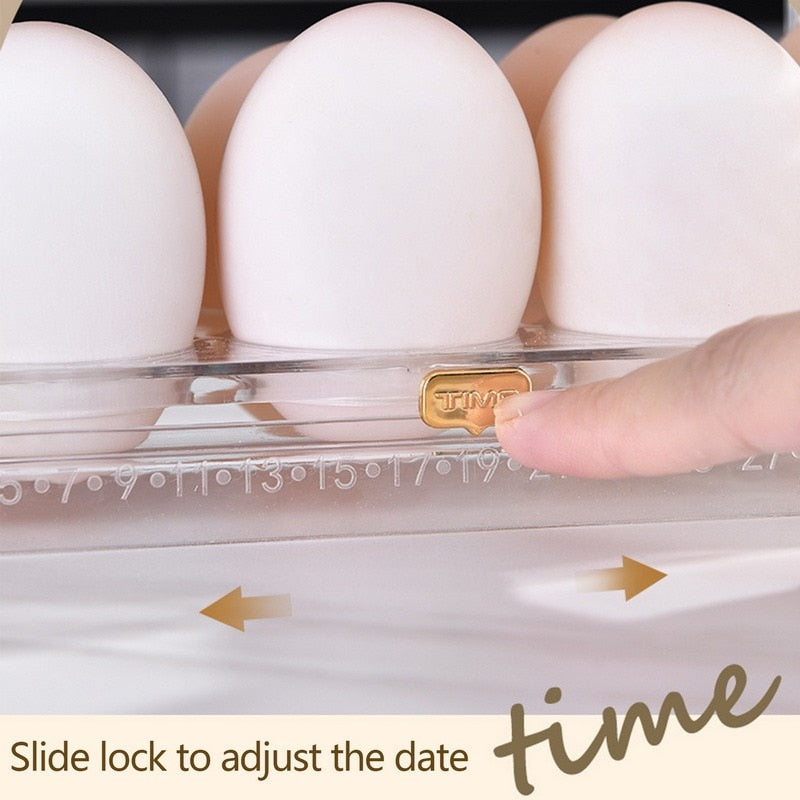 EggBox™ - Aufbewahrungsbox für Eier | drei Schichten